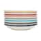 Hello Honey® 6" Factorial Numbers Design Stoneware Plate Set